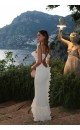 Макси рокля Amélie Olive с отворен гръб Макси рокля Amélie Olive с отворен гръб