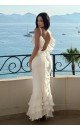 Макси рокля Amélie Olive с отворен гръб Макси рокля Amélie Olive с отворен гръб