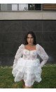 Романтична дантелена рокля White Muse Романтична дантелена рокля White Muse