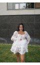Романтична дантелена рокля White Muse Романтична дантелена рокля White Muse